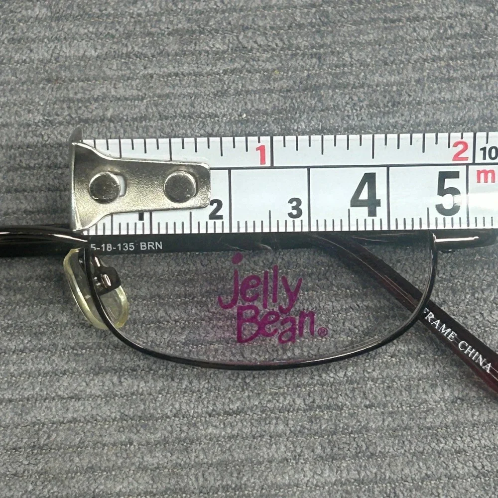 Jelly Bean by I-Deal Optics JB-119 Brown Oval Y2k Eyeglass Frames 45-18-135
